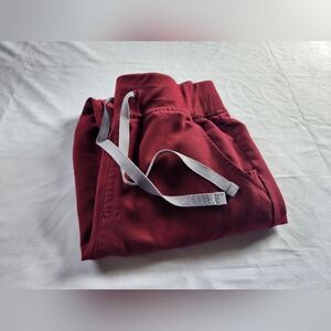 XS/T FIGS Burgundy Joggers